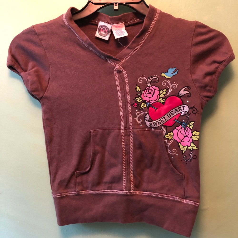 Pink House Girls Embellished Top